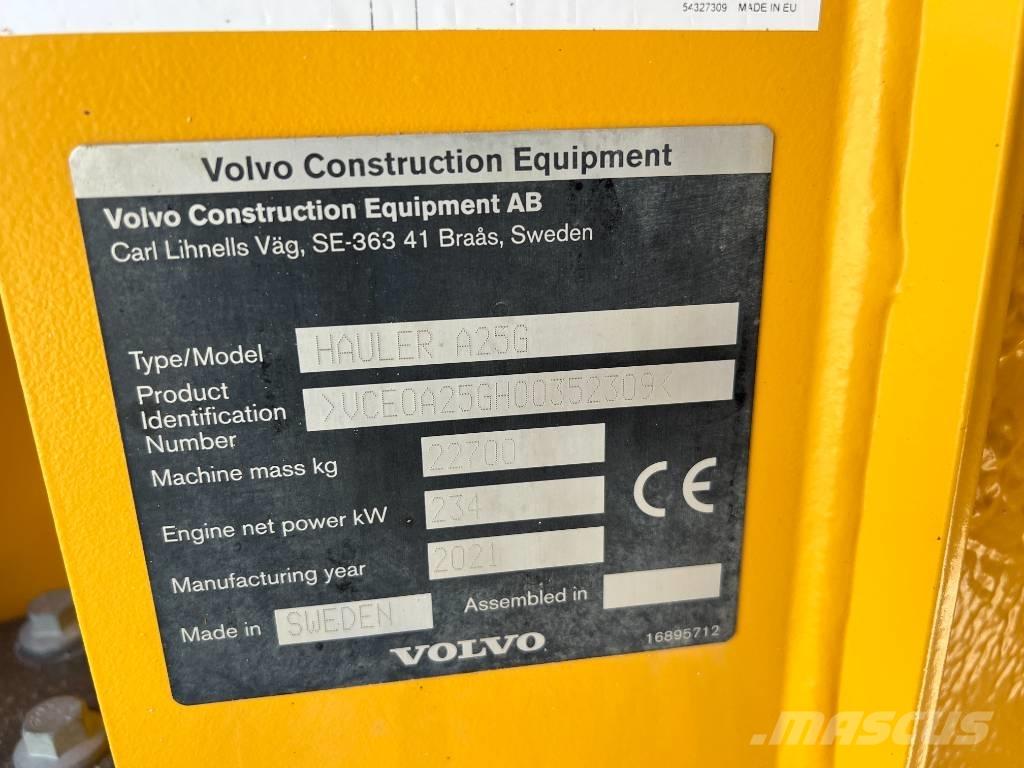 Volvo A25G Midjestyrd dumper