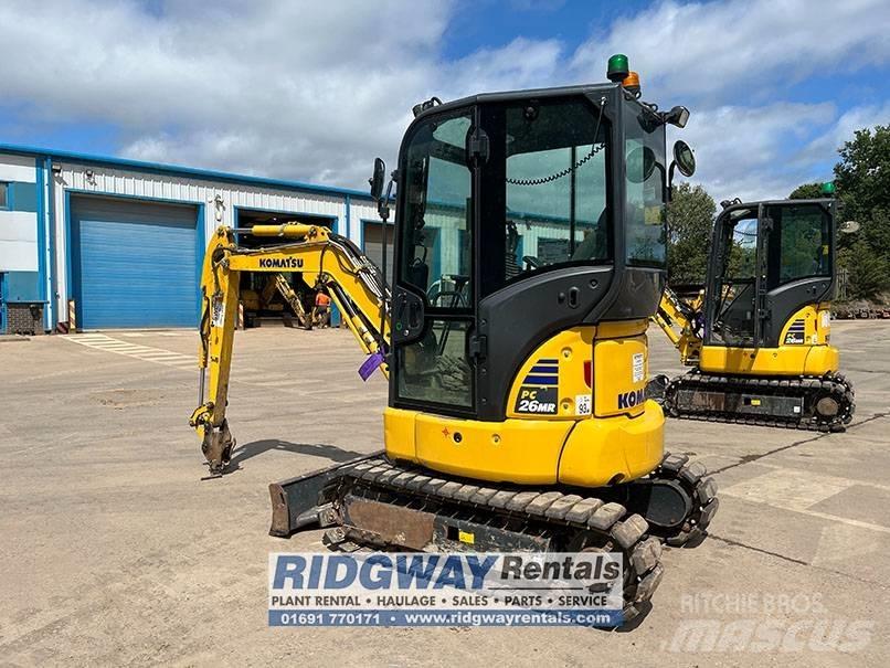 Komatsu PC 26 MR Minigrävare < 7t