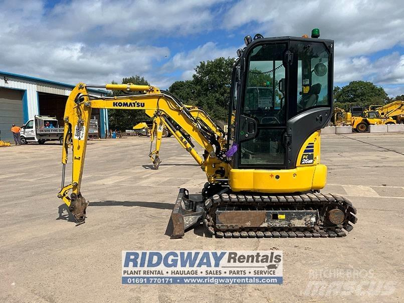 Komatsu PC 26 MR Minigrävare < 7t