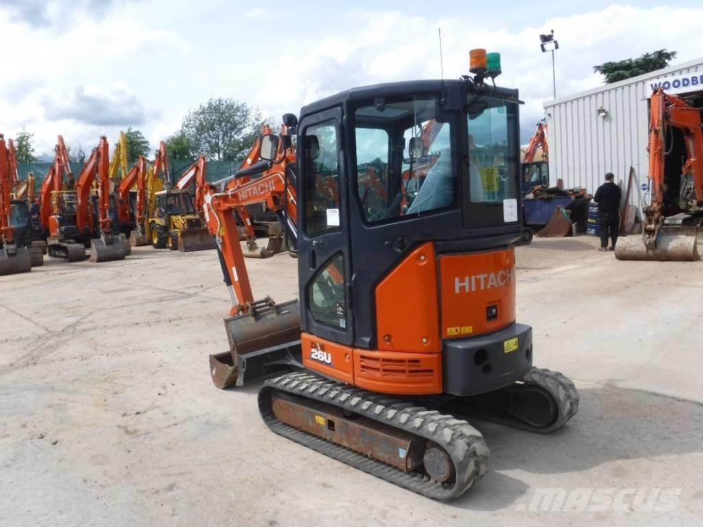 Hitachi ZX 26 U-6 Minigrävare < 7t