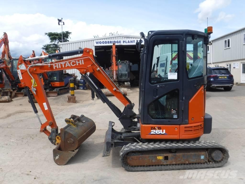 Hitachi ZX 26 U-6 Minigrävare < 7t