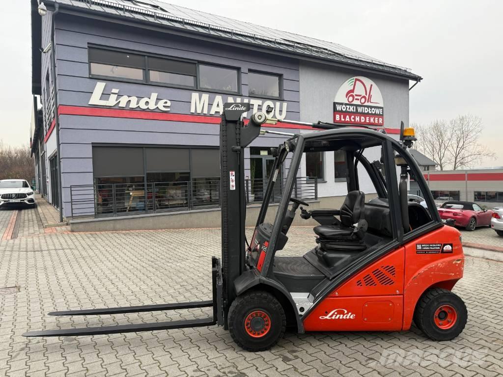 Linde H25T-01 Gasolmotviktstruckar