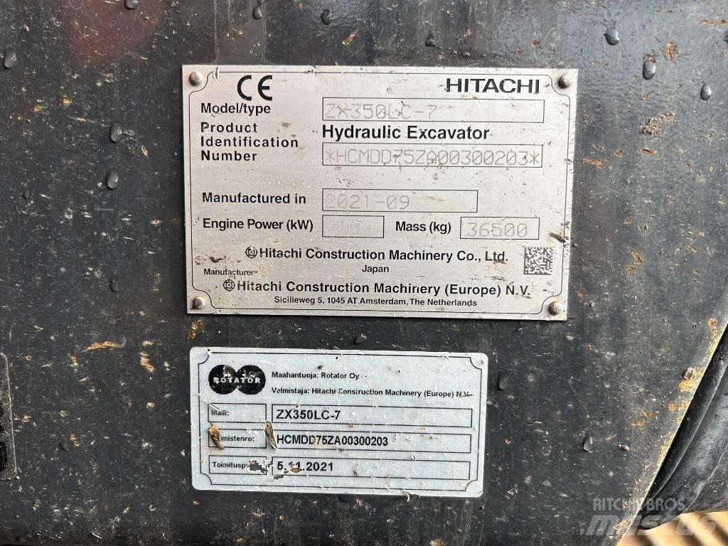 Hitachi ZX350LC-7 Bandgrävare