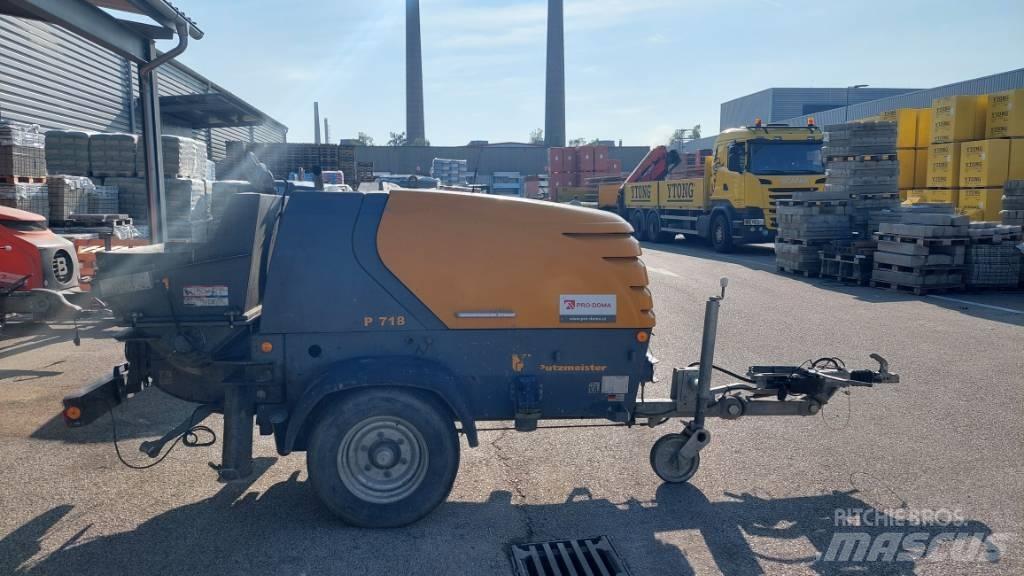 Putzmeister P 718 TD Lastbilar med betongpump