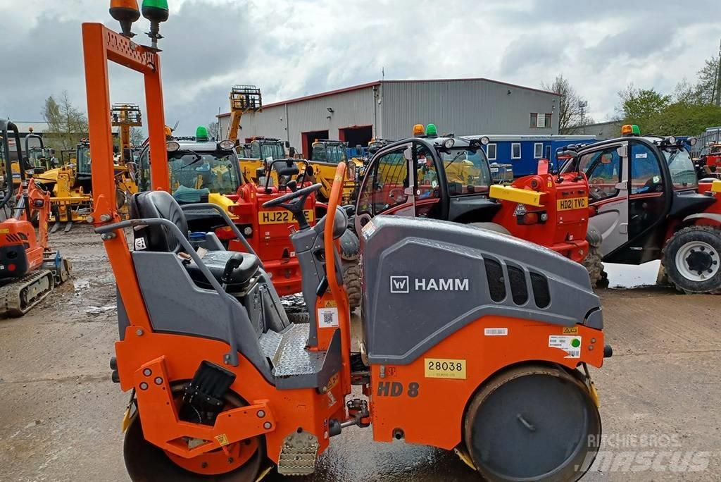 Hamm HD 8 VV Tvåvalsvältar