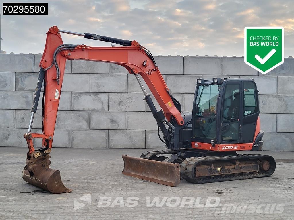 Kubota KX080-4a Minigrävare < 7t