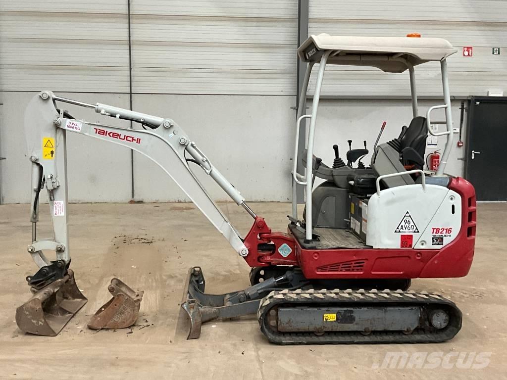 Takeuchi TB 216 Minigrävare < 7t