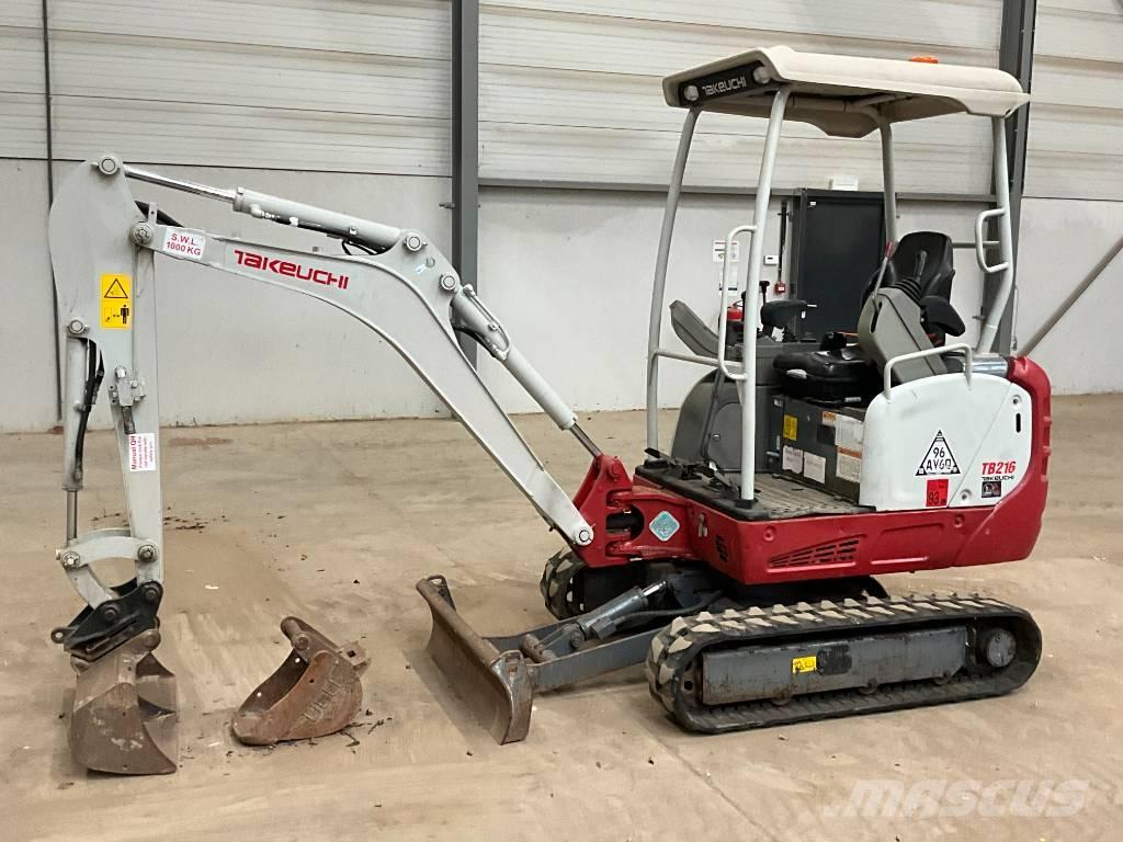 Takeuchi TB 216 Minigrävare < 7t