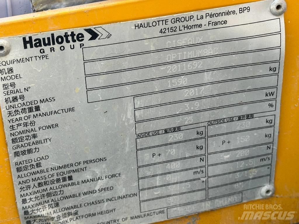 Haulotte OPTIMUM 8 Saxliftar