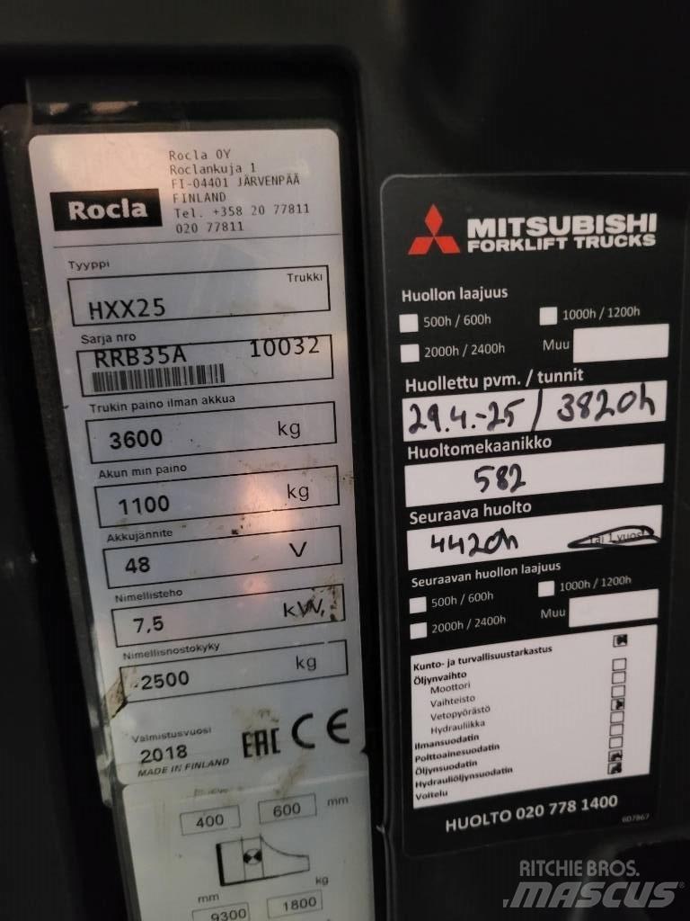 Rocla HXX25 Skjutstativtruck
