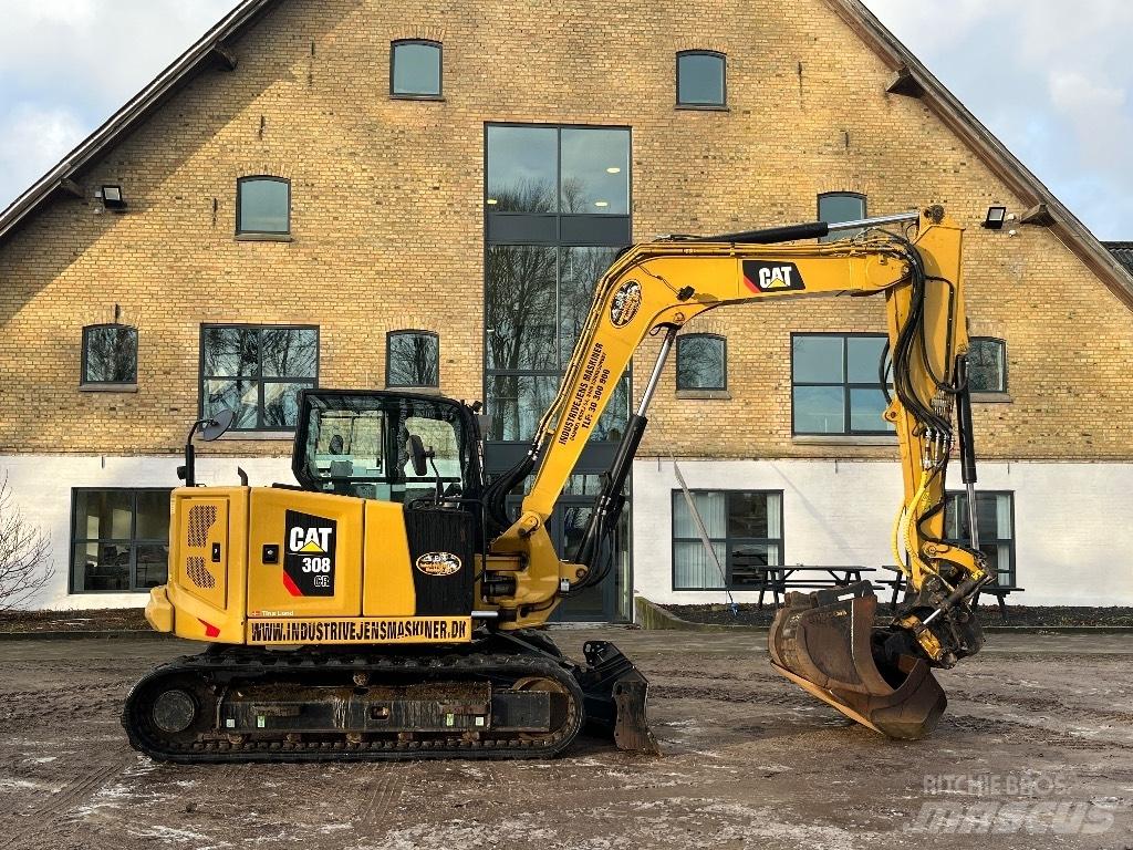 CAT 308 Midigrävmaskiner 7t - 12t