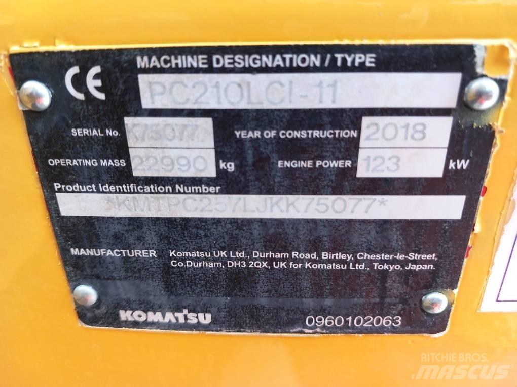Komatsu PC210LCI-11 Bandgrävare