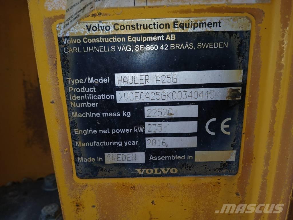 Volvo A 25 G Midjestyrd dumper