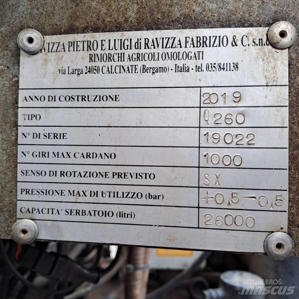  RAVIZZA CB260S4ASIB Flytgödselspridare