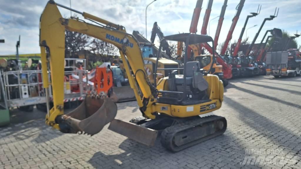 Komatsu PC27R-8 Minigrävare < 7t