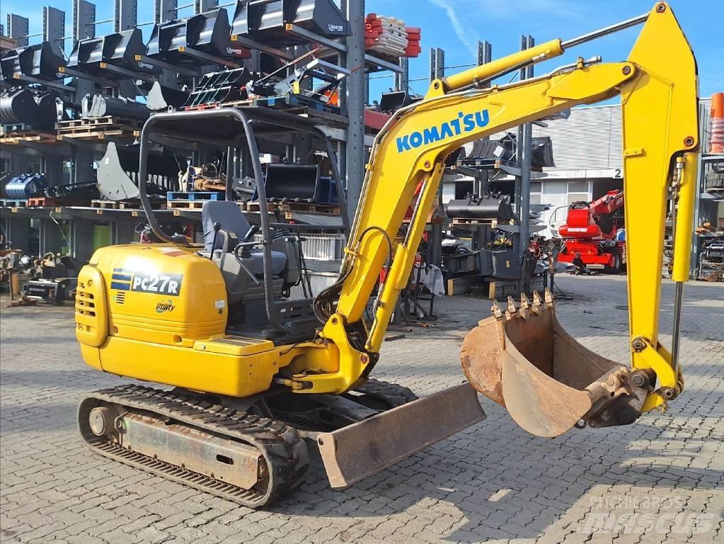 Komatsu PC27R-8 Minigrävare < 7t