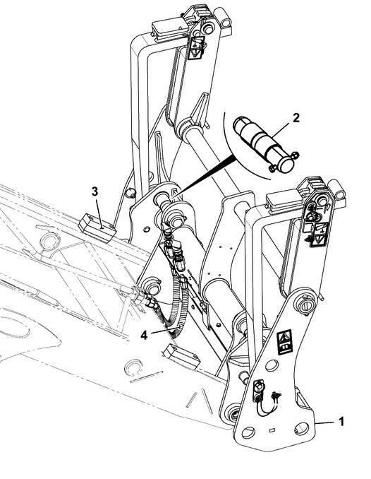 JCB 4 CX Redskapsfäste/ adaptrar