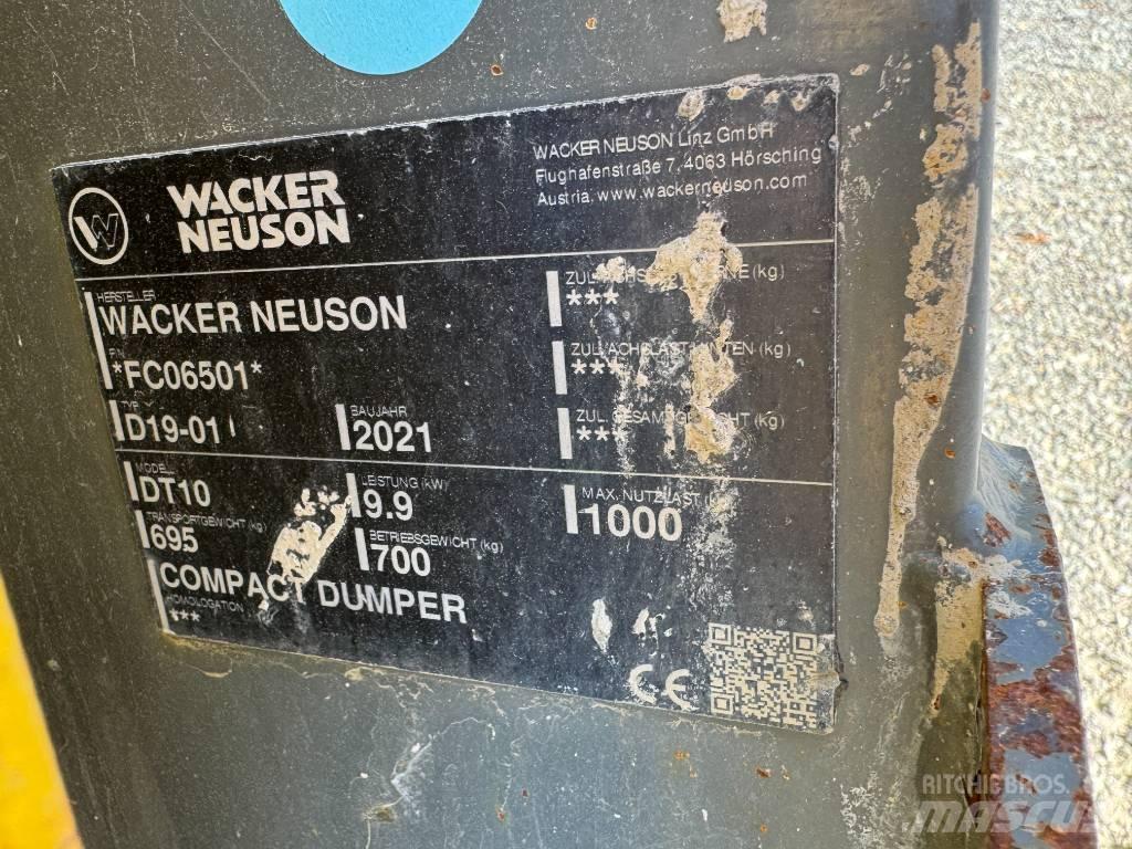 Wacker Neuson DT10 Banddumprar