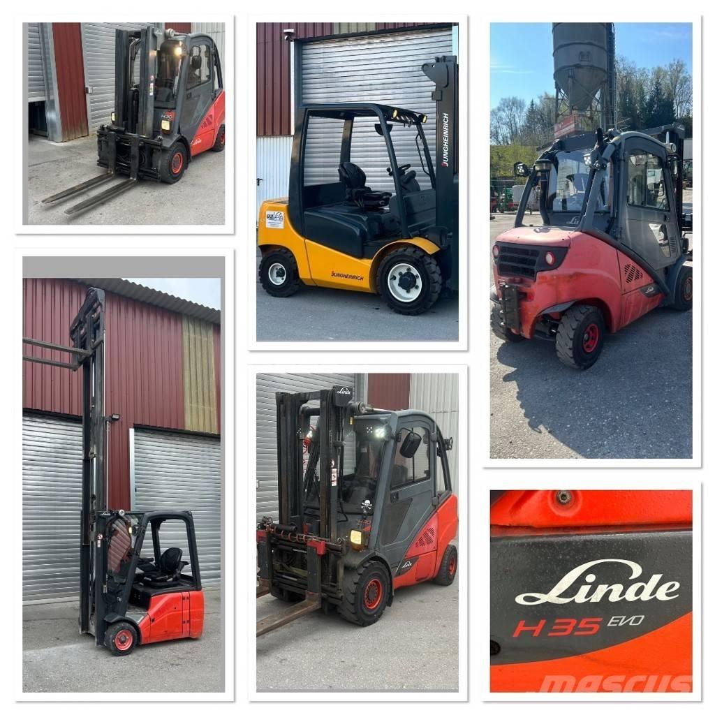 Linde Diverse Dieselmotviktstruckar