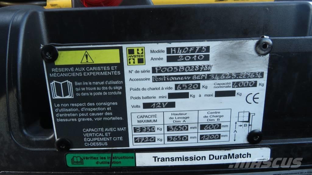 Hyster H4.0FT5 Gasolmotviktstruckar