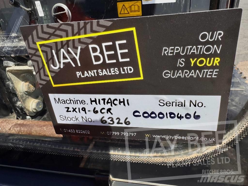 Hitachi ZX 19 U Minigrävare < 7t