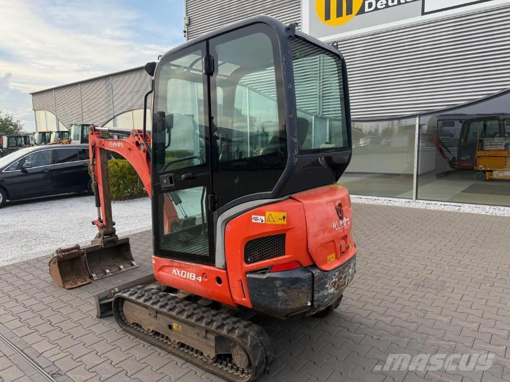 Kubota KX 018-4 Minigrävare < 7t