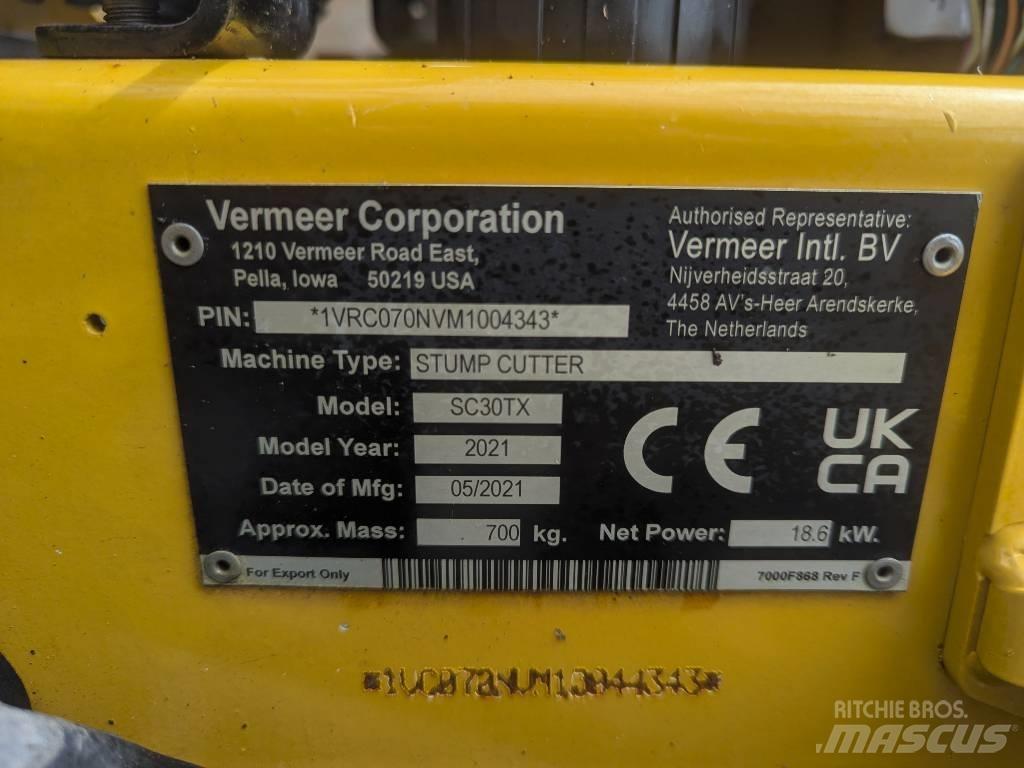 Vermeer SC30TX Stubbfräsar