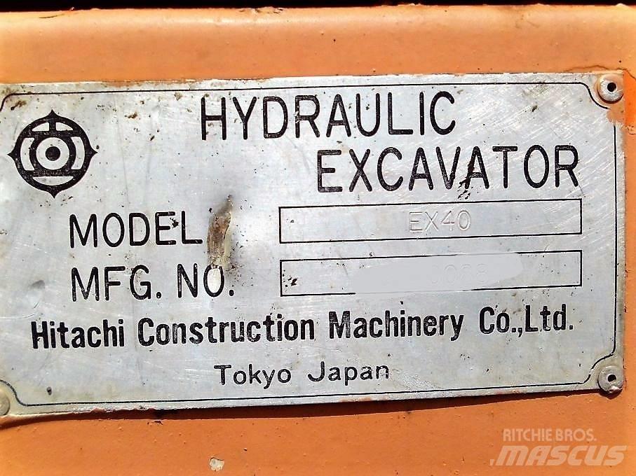 Hitachi EX 40 Minigrävare < 7t
