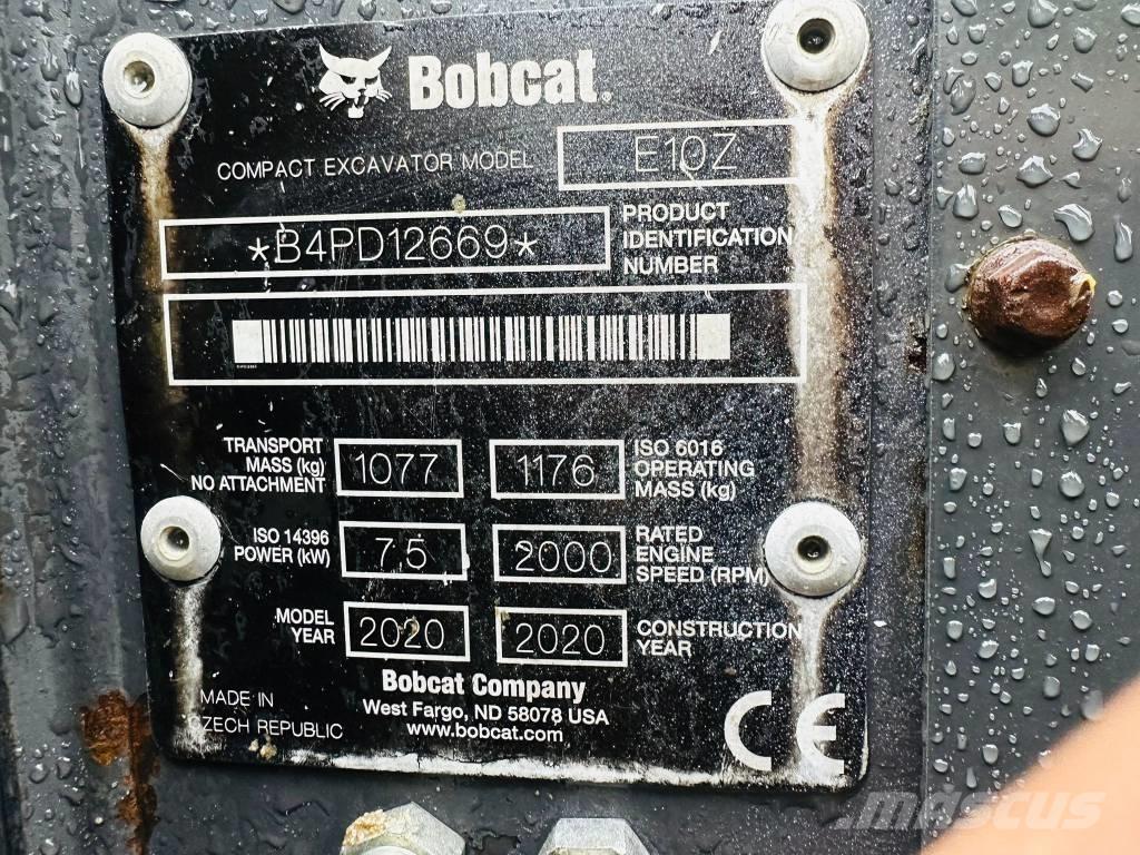 Bobcat E 10z Minigrävare < 7t
