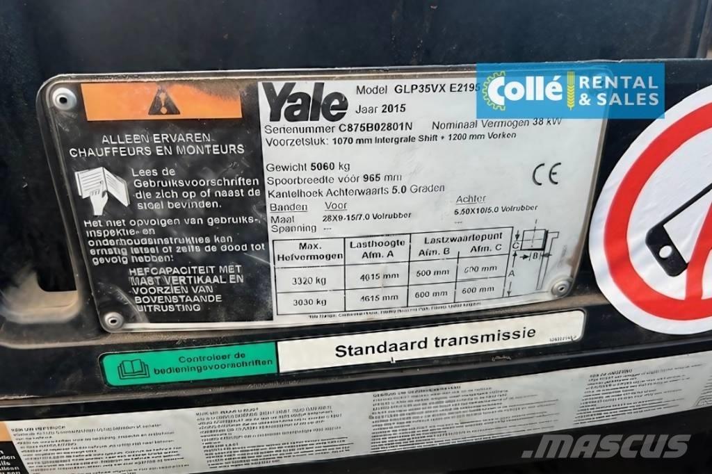 Yale GLP 35 VX | 2015 Gasolmotviktstruckar