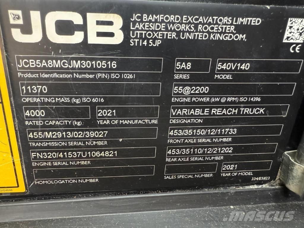 JCB 540-140 Teleskoplastare