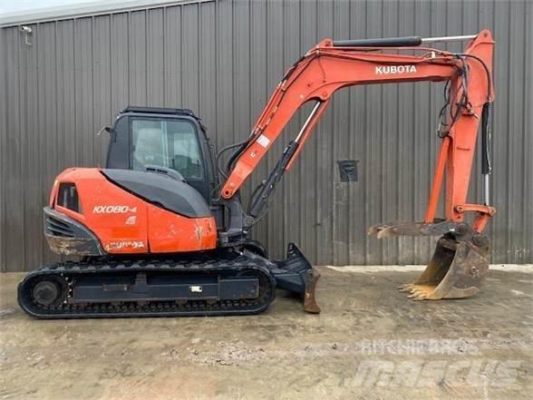 Kubota KX080-4 Bandgrävare