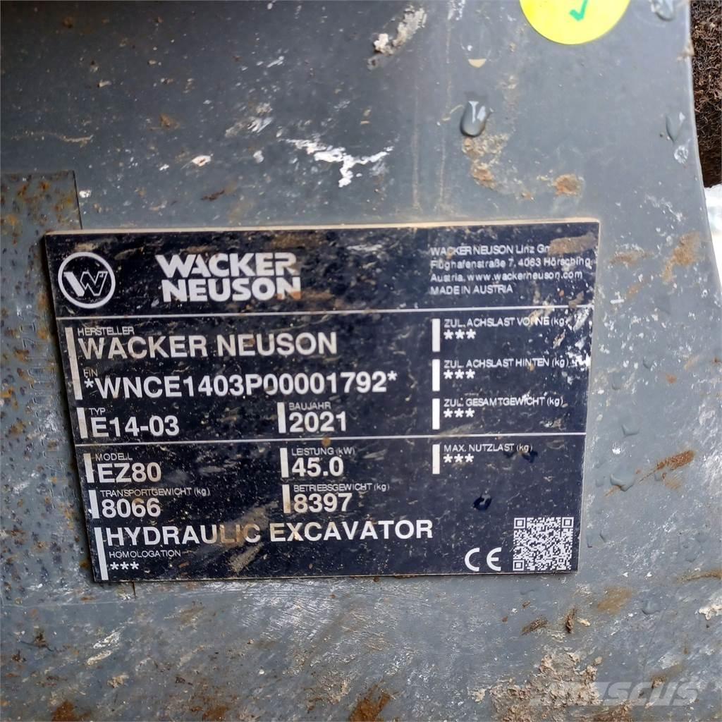 Wacker Neuson EZ80 Bandgrävare