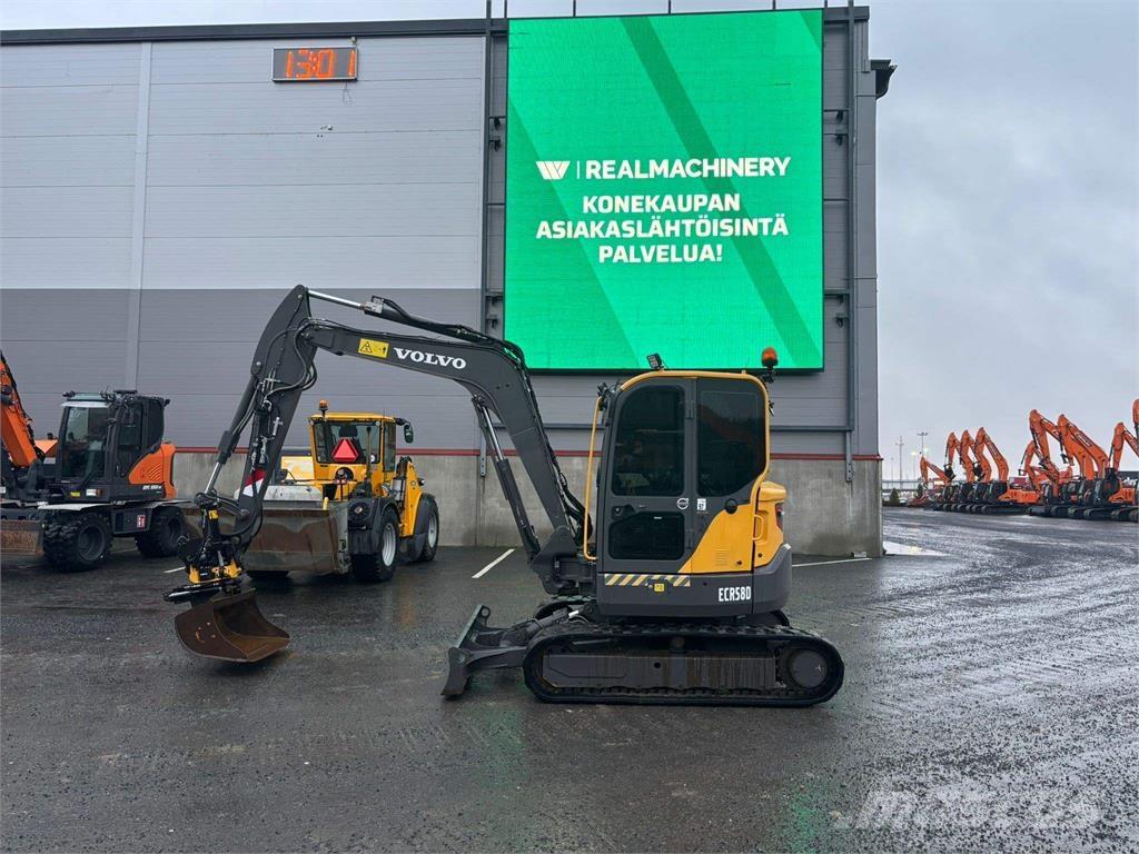 Volvo ecr58d Minigrävare < 7t