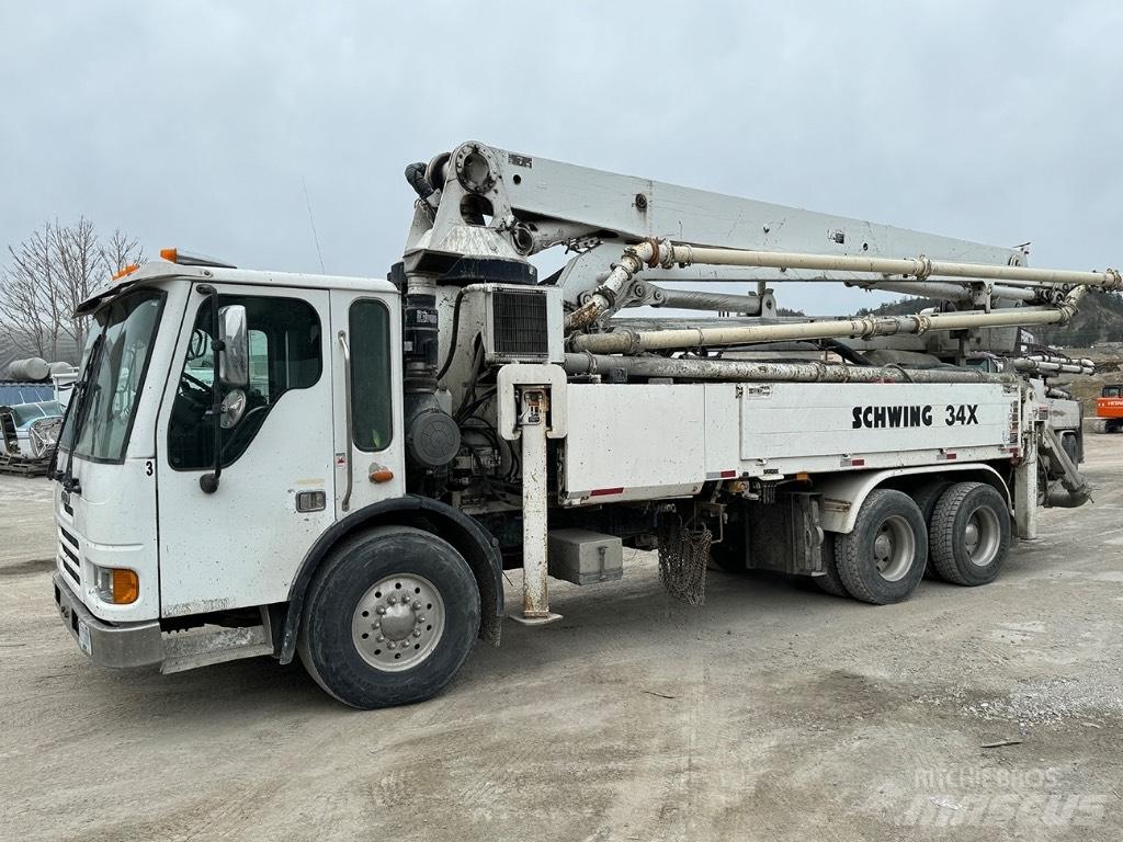 Schwing 34x Lastbilar med betongpump