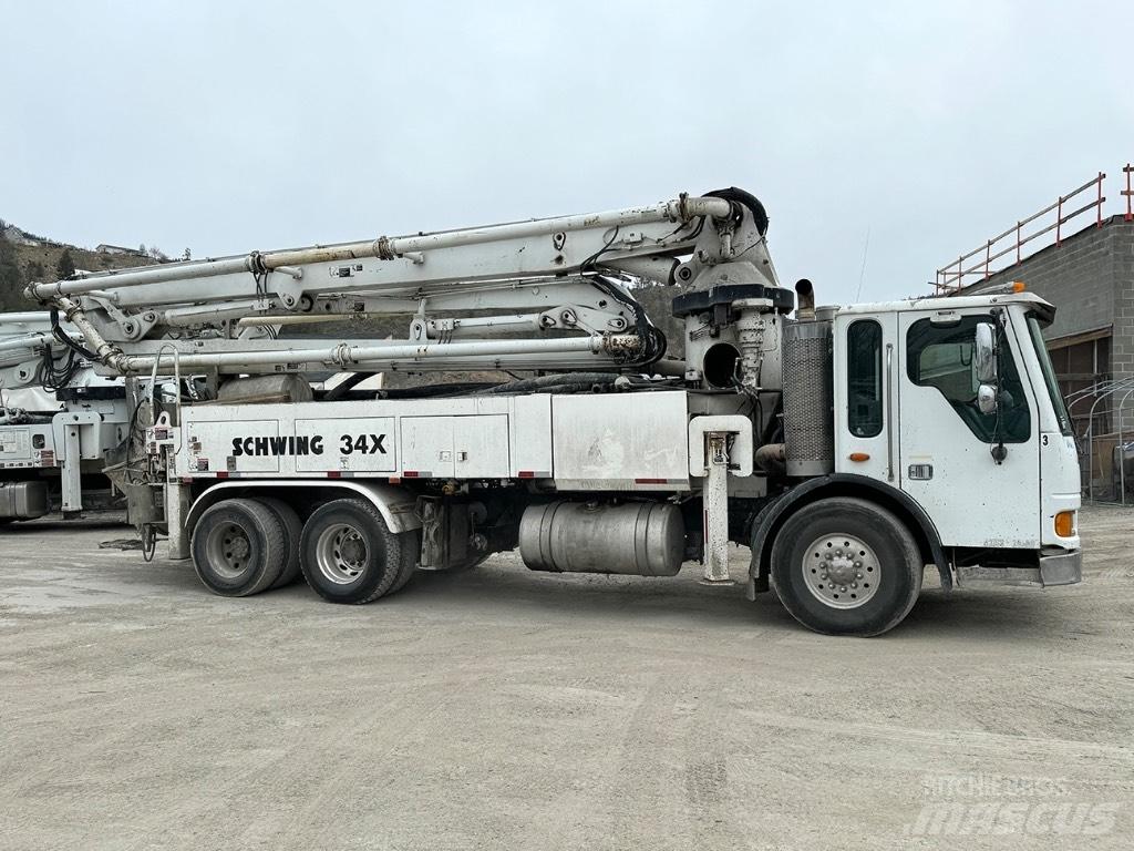 Schwing 34x Lastbilar med betongpump