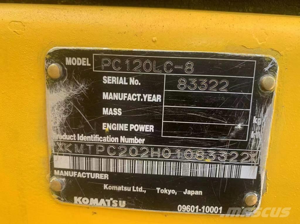 Komatsu PC 120-8 Midigrävmaskiner 7t - 12t