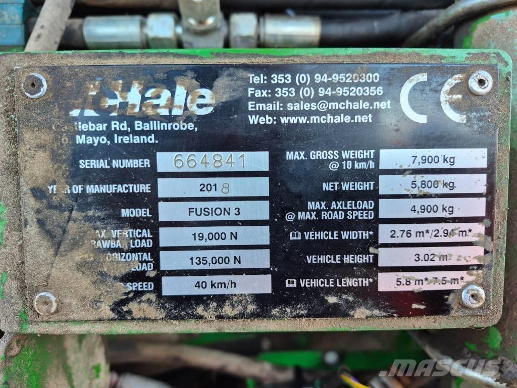 McHale Fusion 3 Rundbalspressar