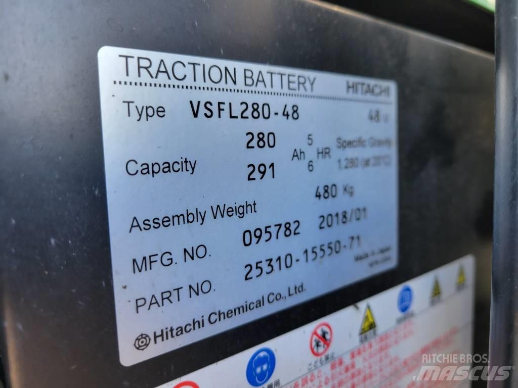 Toyota 8FBRS15 Elmotviktstruckar