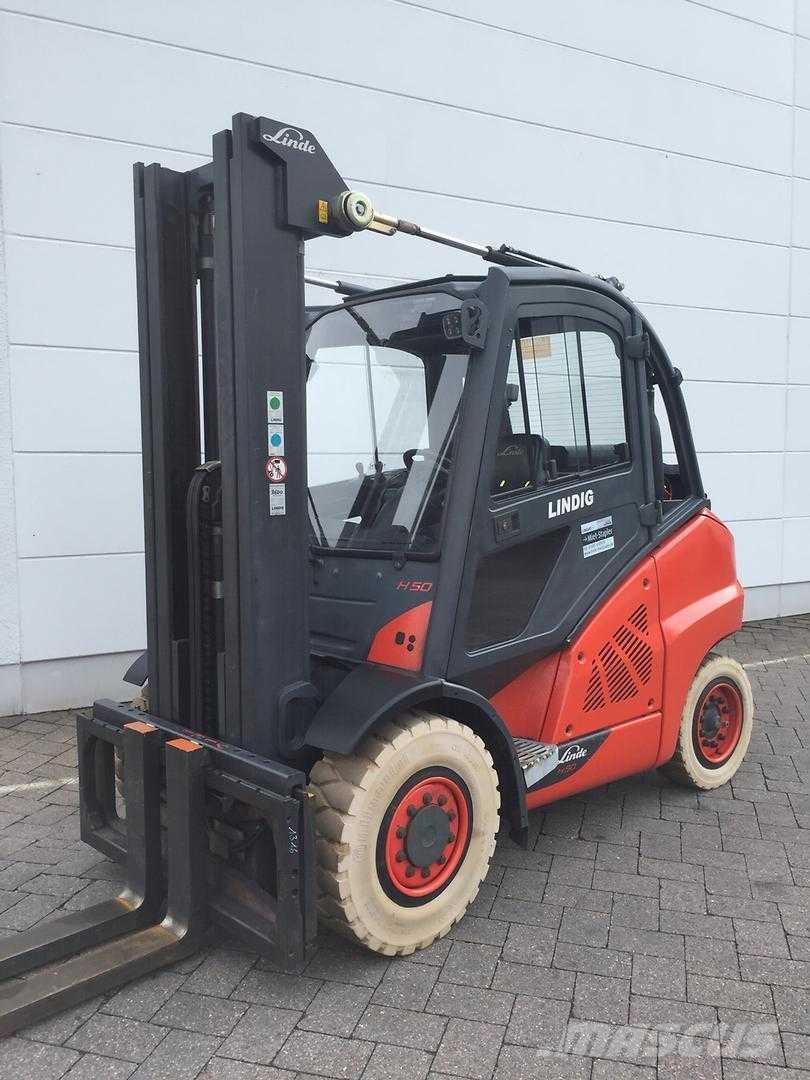 Linde H50T Gasolmotviktstruckar