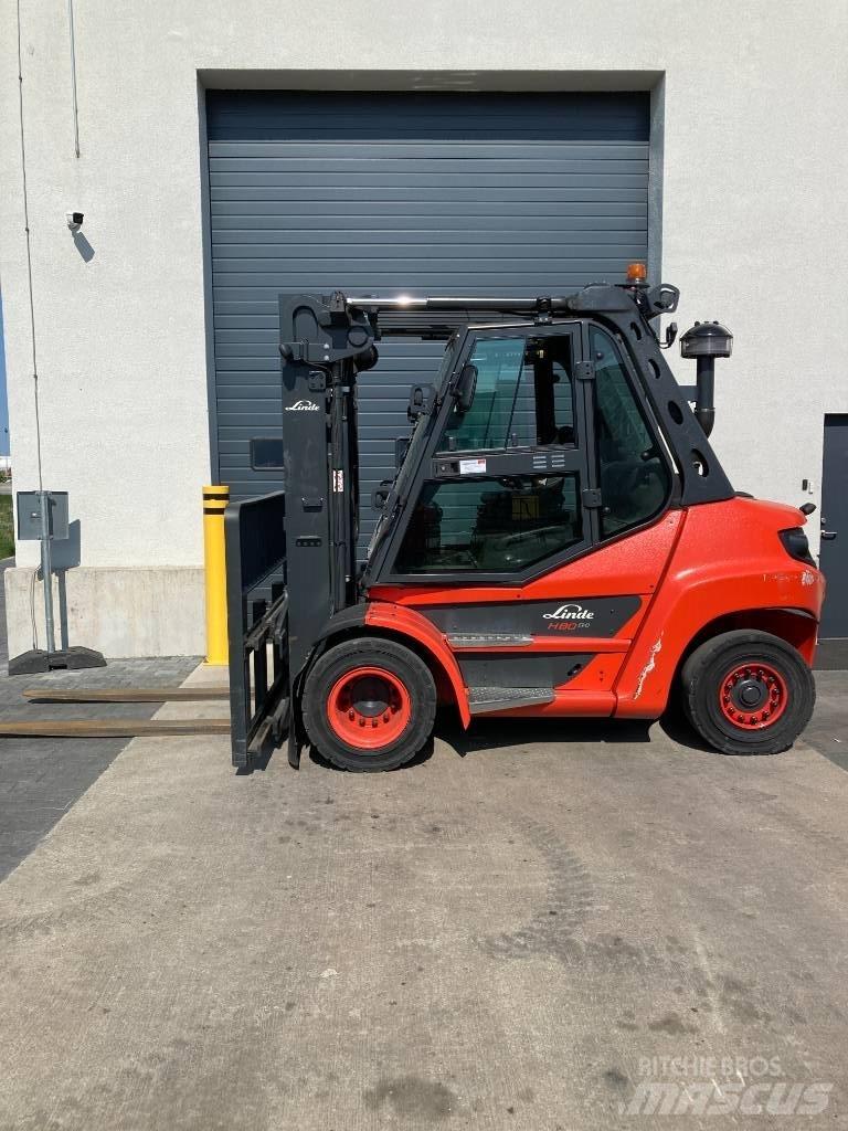 Linde H80D/396-03 Dieselmotviktstruckar