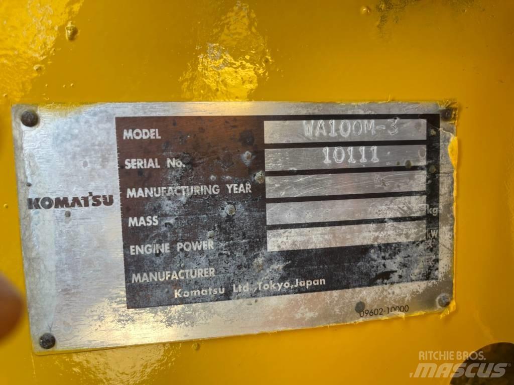 Komatsu WA100M-3 Hjullastare