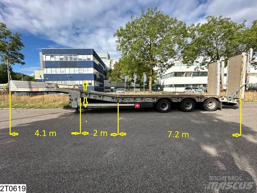 Castera semie Låg lastande semi trailer