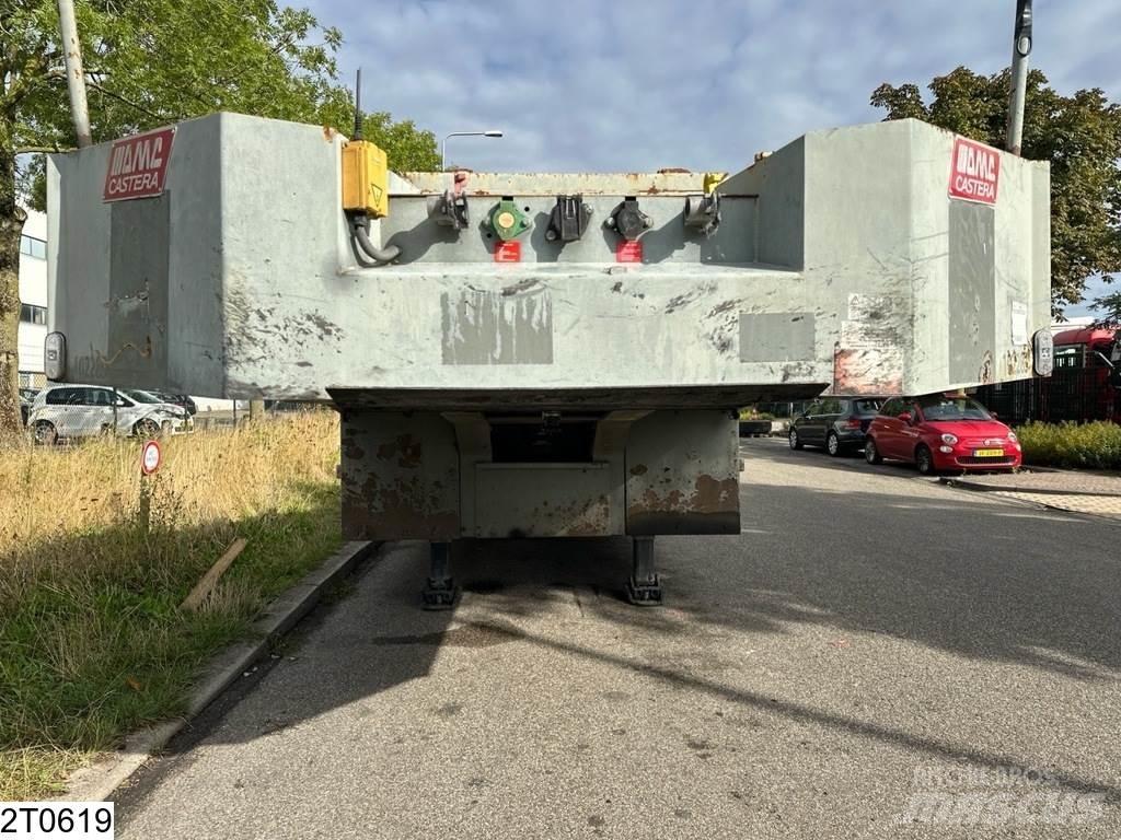 Castera semie Låg lastande semi trailer