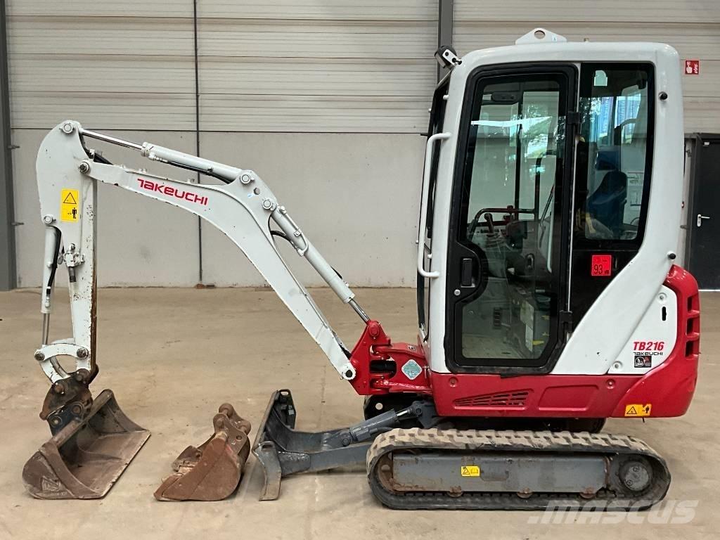 Takeuchi TB 216 Minigrävare < 7t