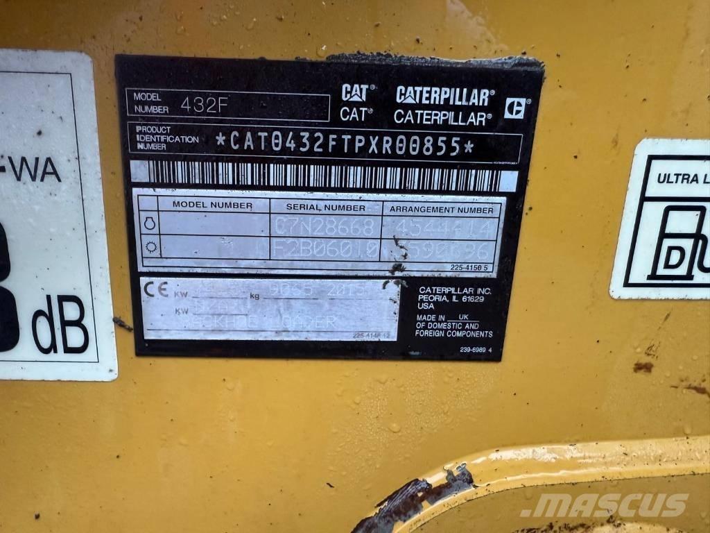 CAT 432 F Grävlastare