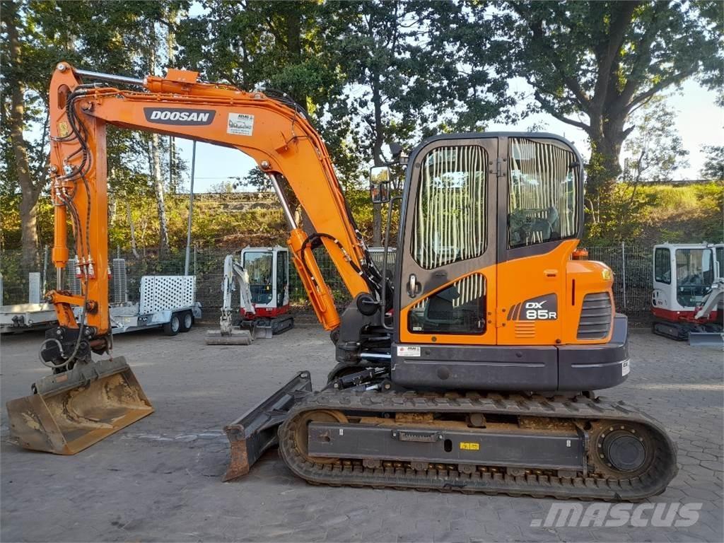 Doosan DX85R-3 Midigrävmaskiner 7t - 12t
