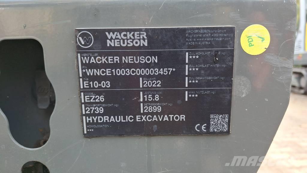 Wacker Neuson EZ26 Bandgrävare