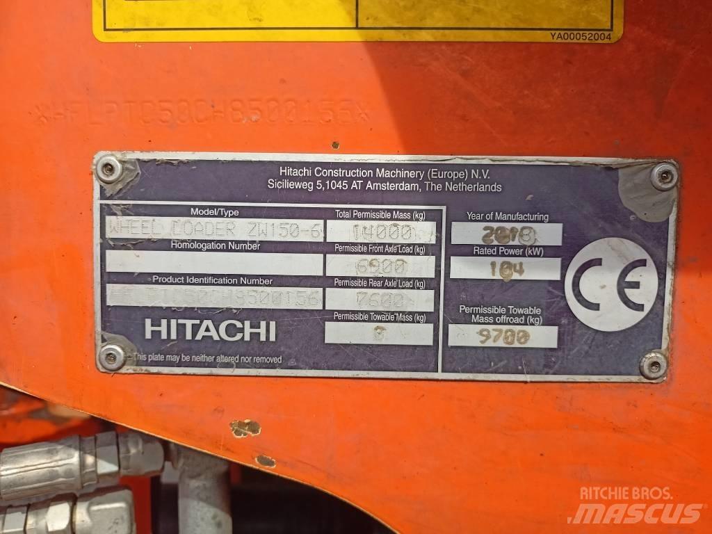 Hitachi ZW150 Hjullastare