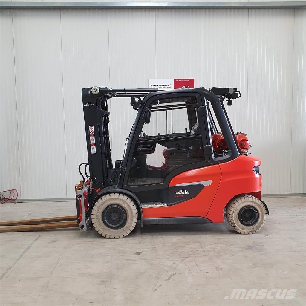 Linde H35T Gasolmotviktstruckar